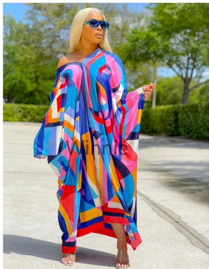 Boho Summer Beach Maxi Dress - Renkli kuveyt yeni Boho seksi V