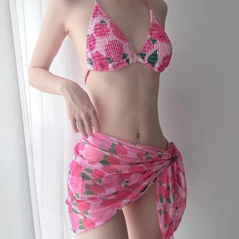Yeni Moda Nervürlü Çiçekli Bik - Swimwear incelemesi ve fiyatı