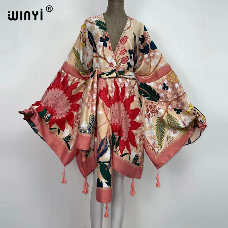 WINYI Kadınlar İçin Sonbahar E - Boho Summer Beach Maxi Dress incelemesi ve fiyatı