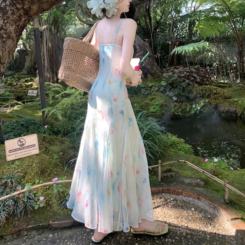 Kawaii Tatlı Y2k Japon Midi El - French Vintage Floral Midi Dress incelemesi ve fiyatı
