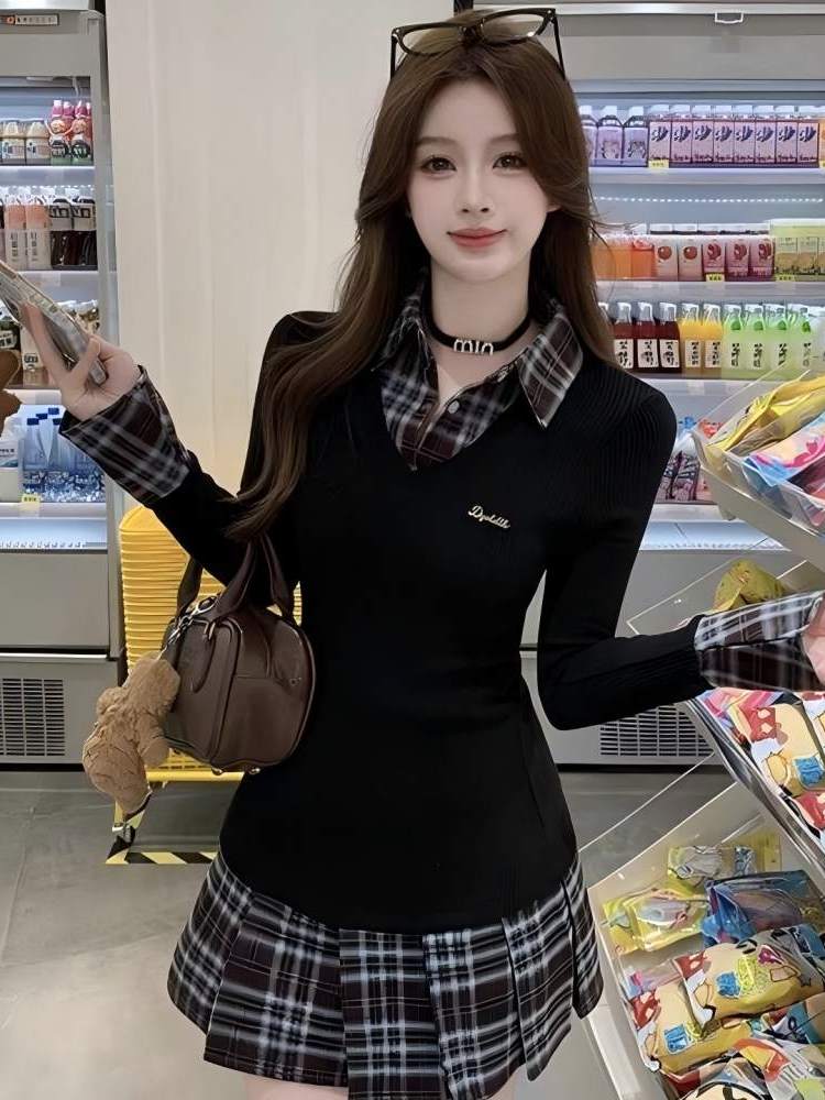 Kore Tarzı, Dar Kesim, Yakalı, - Korean Style A Line Shirt Dress incelemesi ve fiyatı