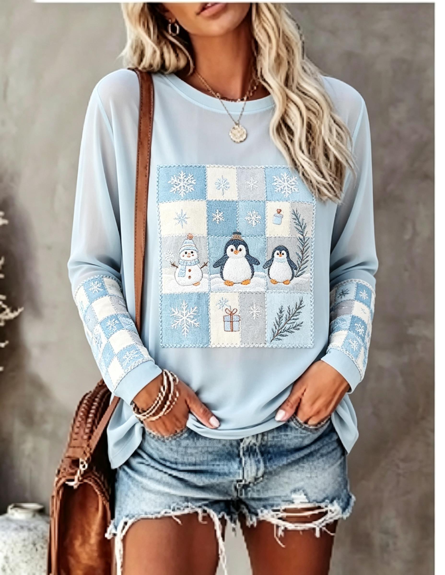 Kadın Uzun Kollu Tişört, Tilki - Blouses incelemesi ve fiyatı